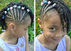Two Strand Twists With Side Braids