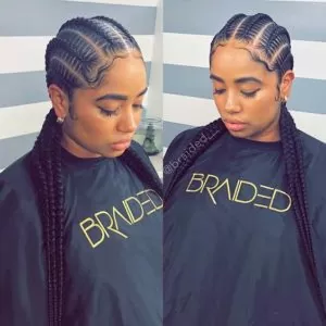 Ultra Long Straight Back Stitch Braids