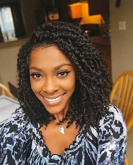 Chunky Passion Twists with Gold Beads