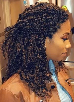 Chunky Passion Twists with Gold Beads