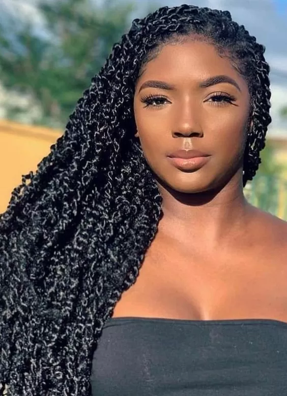 Chunky Passion Twists with Gold Beads
