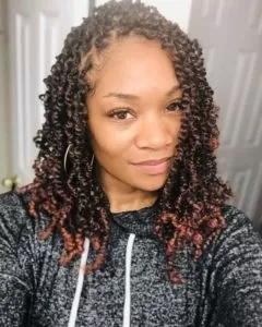 Ombre Shoulder Length Passion Twists