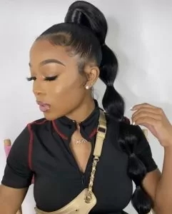 Banded High Ponytail