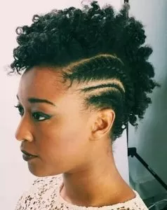 Frowhawk With Cornrows