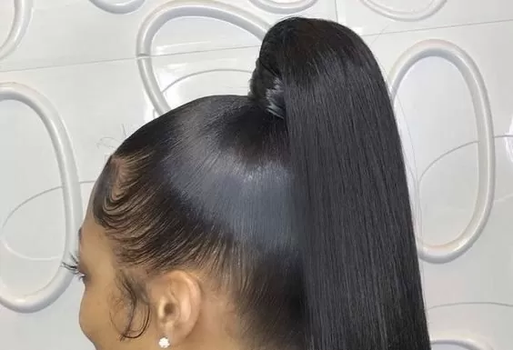 35 Weave Ponytail Hairstyles You’ll Definitely Want To Try! Straight High Ponytail