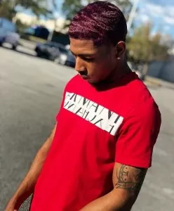 Burgundy Waves
