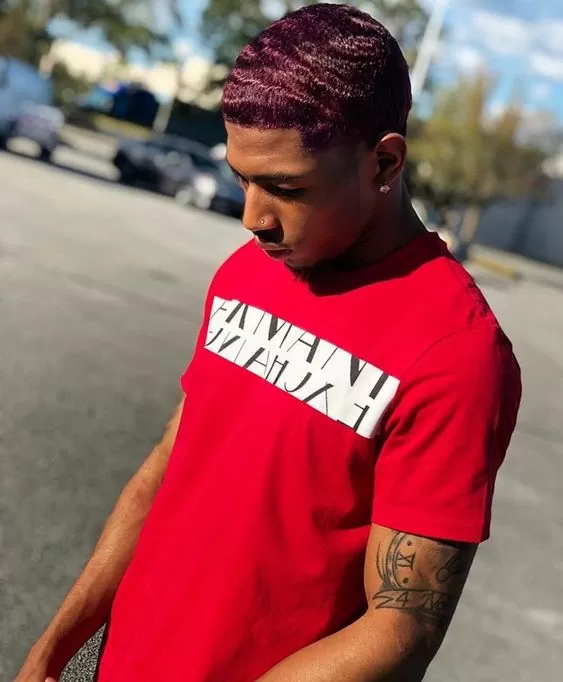 Waves and Beard on Red Hair