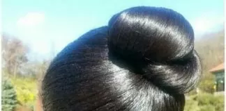 Invisible Braids High Bun