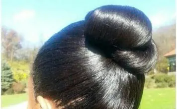 Invisible Braids High Bun