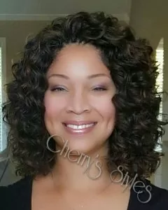 Invisible Braids With Bouncy Curls