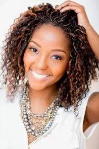 Two-Toned Curly Invisible Braids