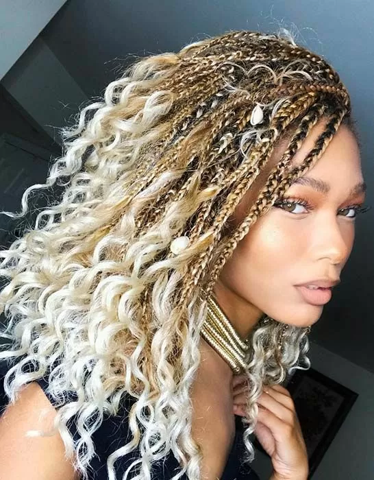Side-Swept Cornrows