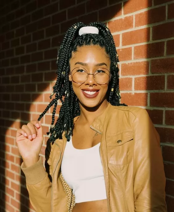 Side-Swept Cornrows