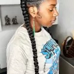 Double Ghana Braids