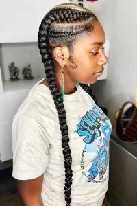 Double Ghana Braids