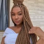 Golden Brown Box Braids