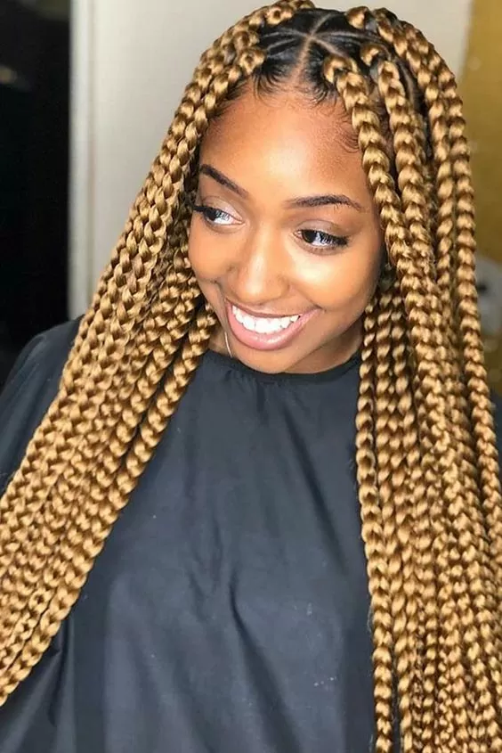 Side-Swept Cornrows