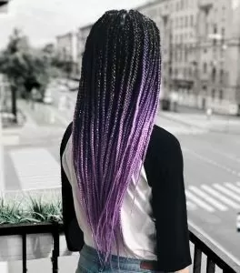 Lavender Ombre Box Braids