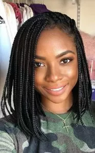 Shoulder Length Box Braids