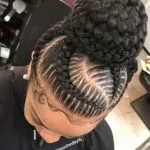 Stitch Braids High Bun