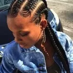 Straight Back Cornrows