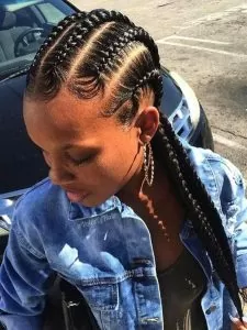 Straight Back Cornrows