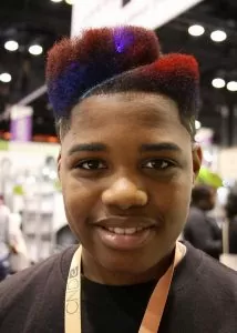 Classic Juice Box Fade With Red Color