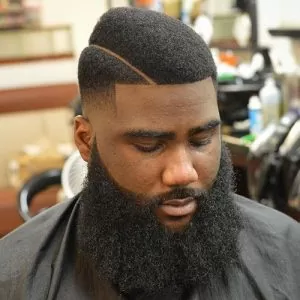 Juice Box Fade With Full Beard