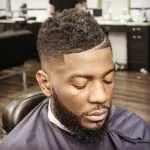 Textured Juice Box Fade Haircut