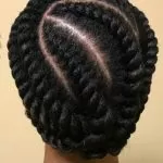 Chic Flat Twist Pin Up Style