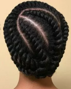 Chic Flat Twist Pin Up Style