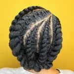 Chic Flat Twist Updo