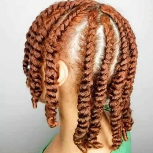 Angled Flat Twist Updo
