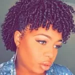 Half Pinned Up Finger Coils