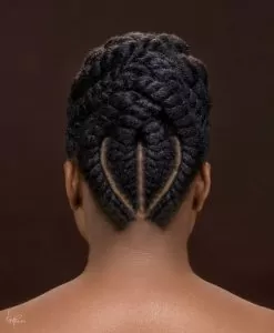 Intricate Flat Twist Updo