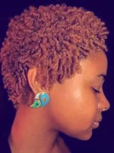 Reddish Blonde Finger Coils