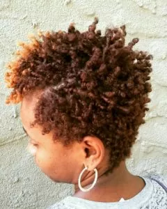 Reddish Brown Finger Coils
