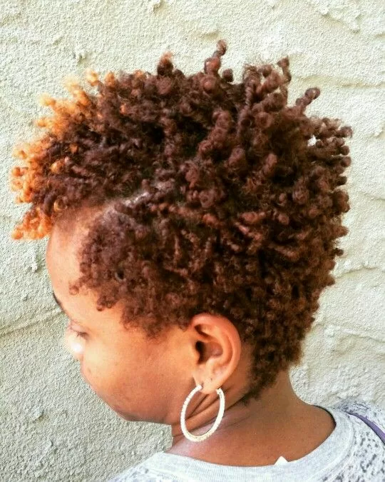 Finger Coils Single Strand Twists on Short Natural Hair  Relaxed  Transitioning Natural Beautiful