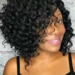 Bob-Length Curly Sew-In
