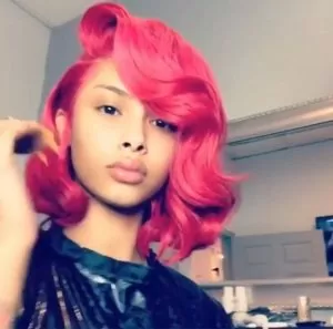 Bob-Length Pink Weave