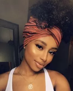 Half Covered Head Wrap