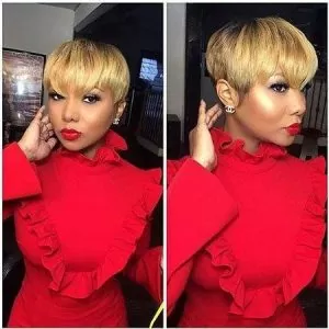 Short Blonde Weave