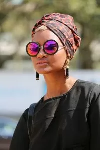 Stylish Animal Print Head Wrap
