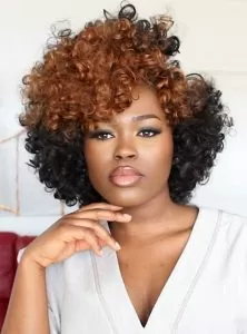 Two-Toned Curly Weave