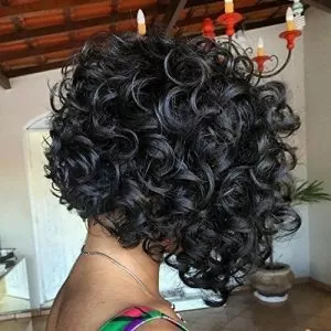 Voluminous Curly Bob Weave