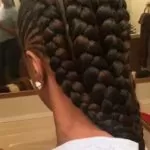 Chunky Mohawk Braids With Cornrows