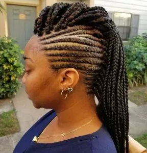 Mohawk Braids With a Twist