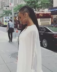 Neat Mohawk Braids With Twists