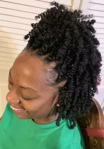 Half Up Half Down Spring Twists