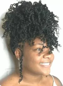 Spring Twists High Ponytail With Faux Bangs